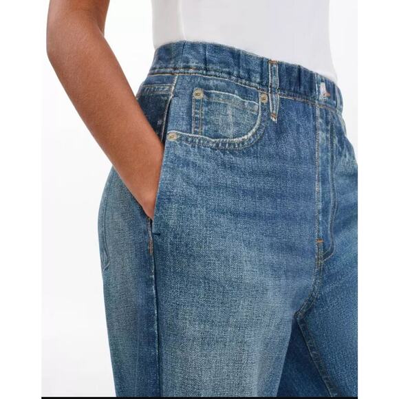 Rag & Bone Miramar Cotton Terry Wide Leg Pant XS Sweatpant Printed Jean - Picture 4 of 14